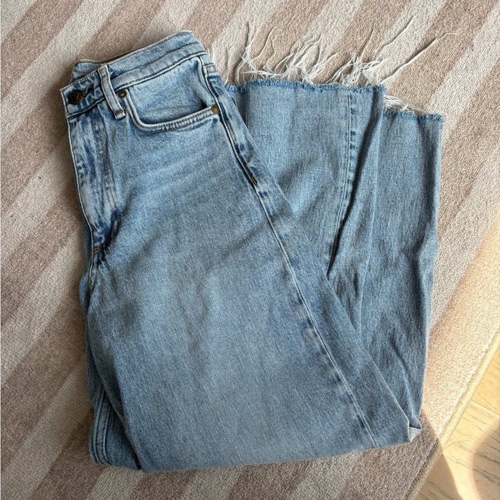 Rag & Bone Andi Ankle Wide Leg Jeans